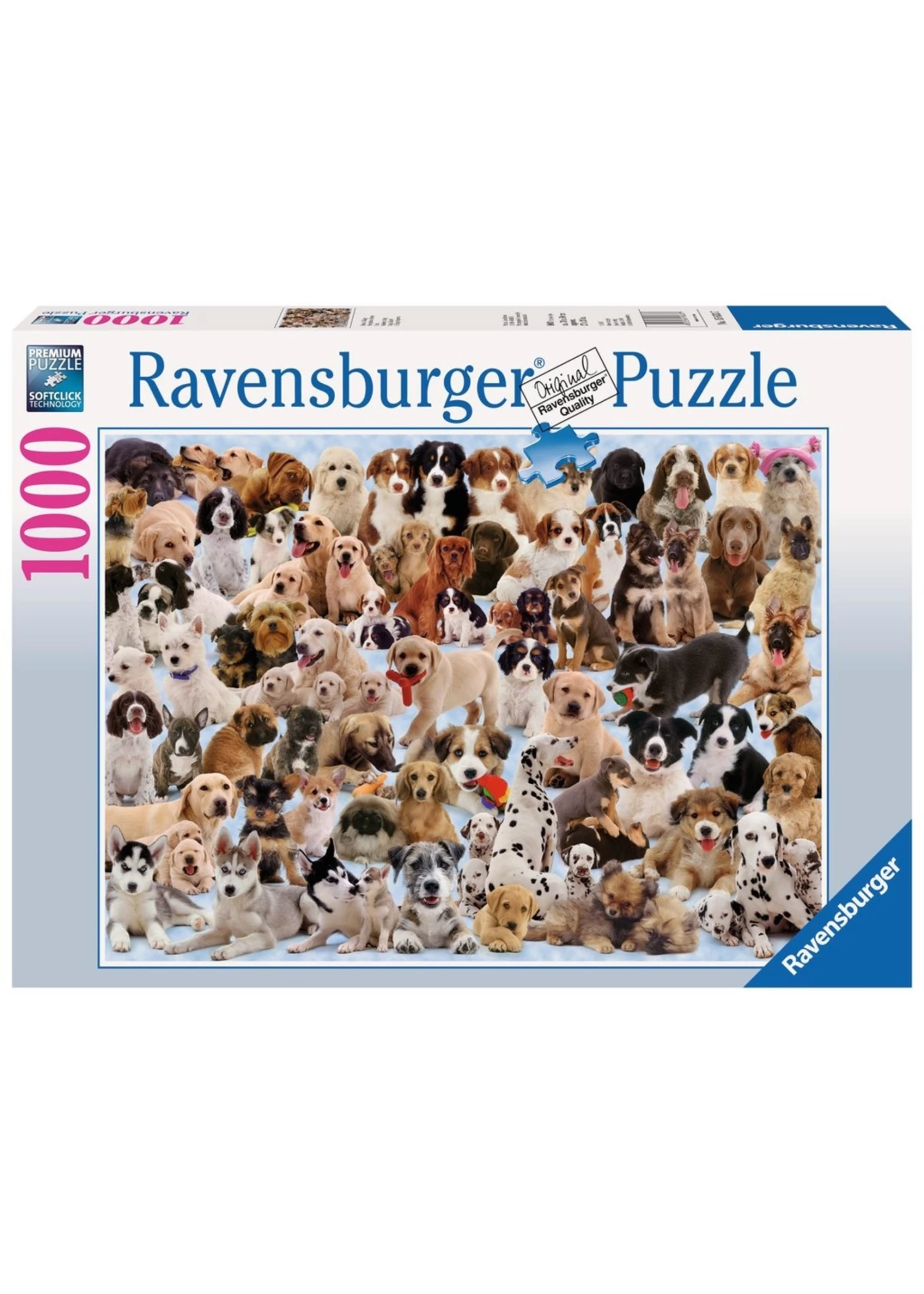 Ravensburger Dogs Galore! - 1000 Piece Puzzle 3 Ravensburger Dogs Galore! - 1000 Piece Puzzle