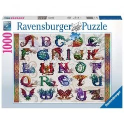 Ravensburger Dragon Alphabet - 1000 Piece Puzzle