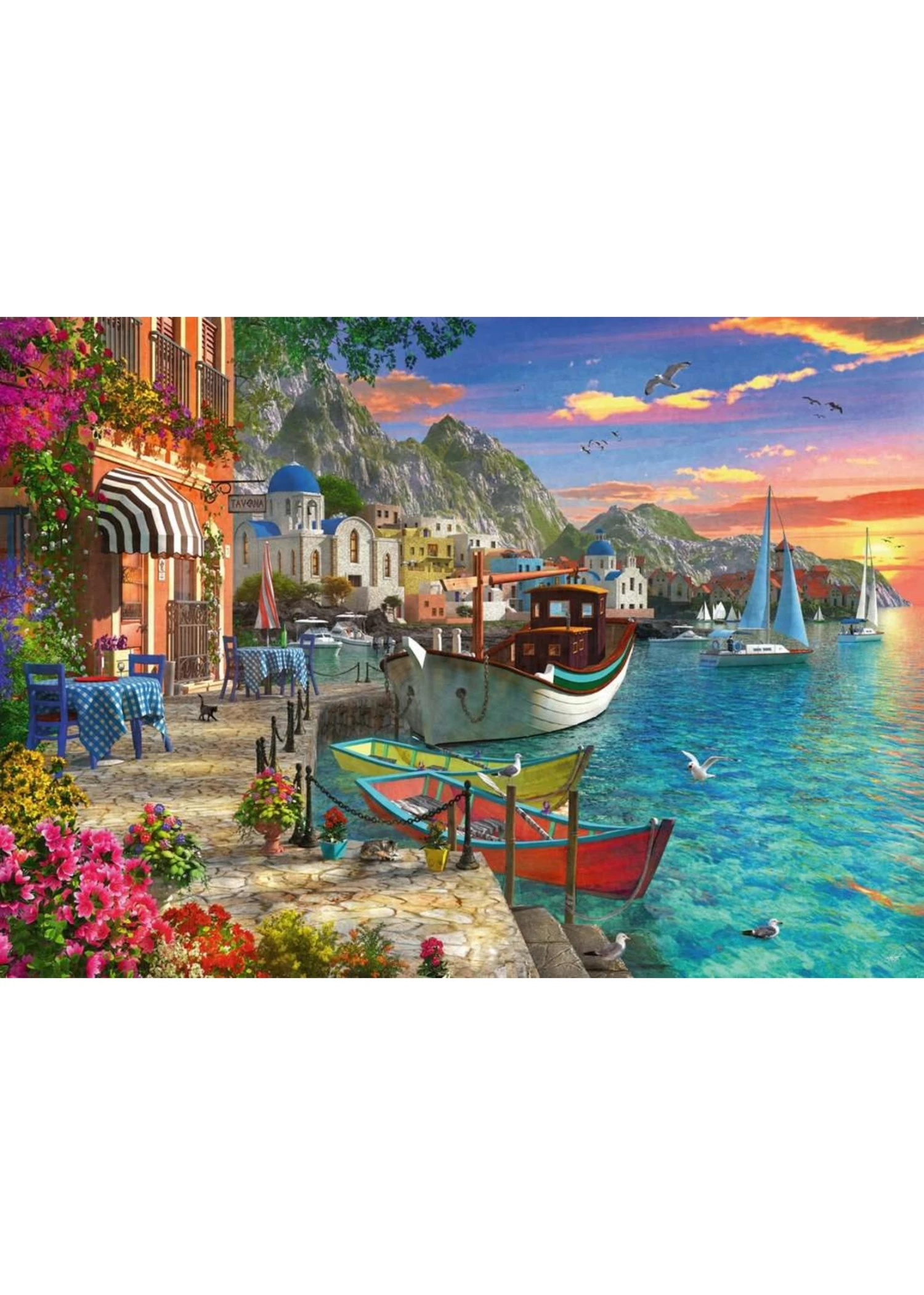 Ravensburger Grandiose Greece - 1000 Piece Puzzle 4 Ravensburger Grandiose Greece - 1000 Piece Puzzle - Image 2