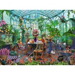 Puzzles Online Store -Puzzles Online Store ravensburger greenhouse mornings 500 piece puzzle 1