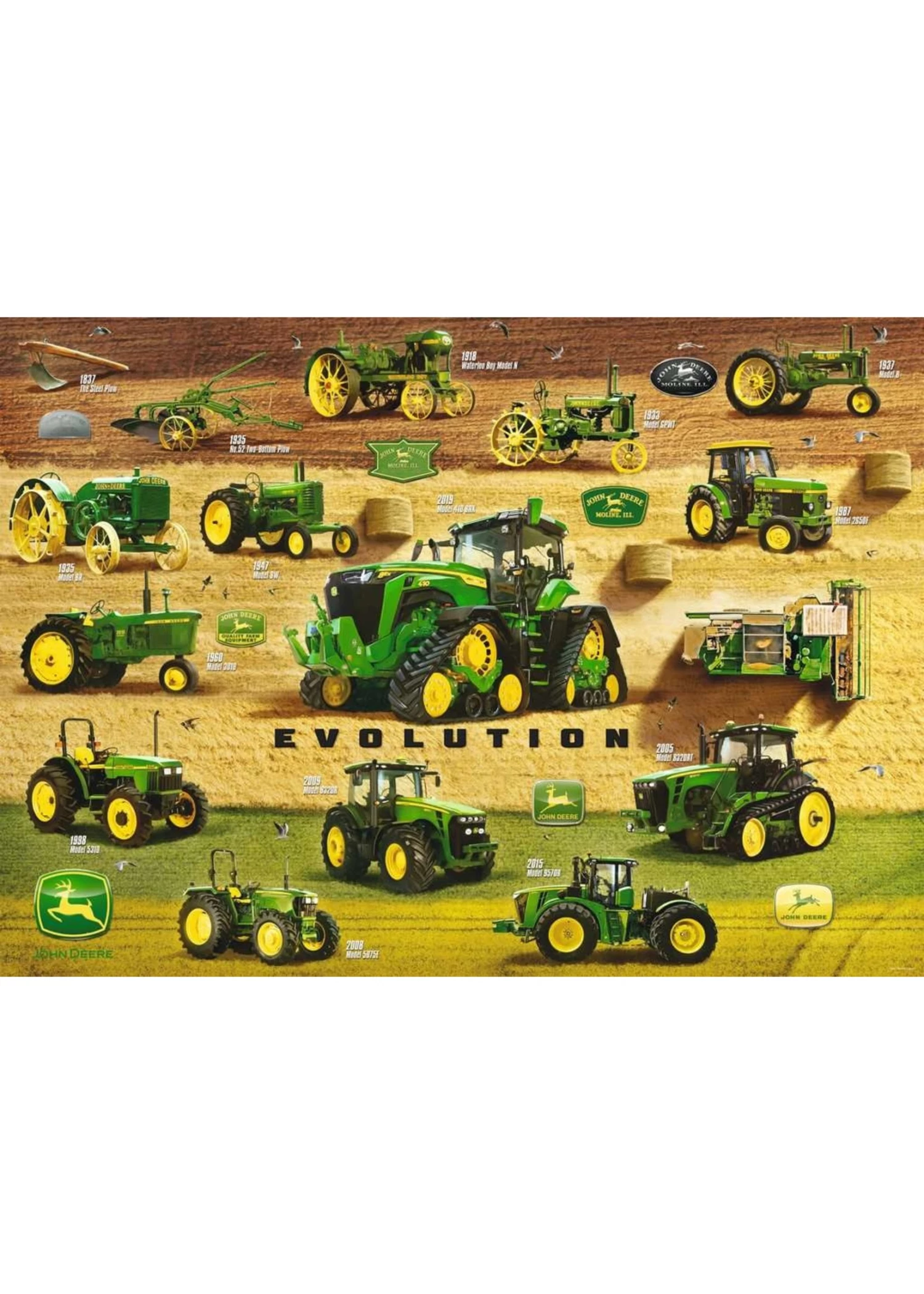 Ravensburger John Deere Legacy - 1000 Piece Puzzle 4 Ravensburger John Deere Legacy - 1000 Piece Puzzle - Image 2