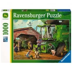 Puzzles Online Store 56 Ravensburger John Deere Then & Now - 1000 Piece Puzzle