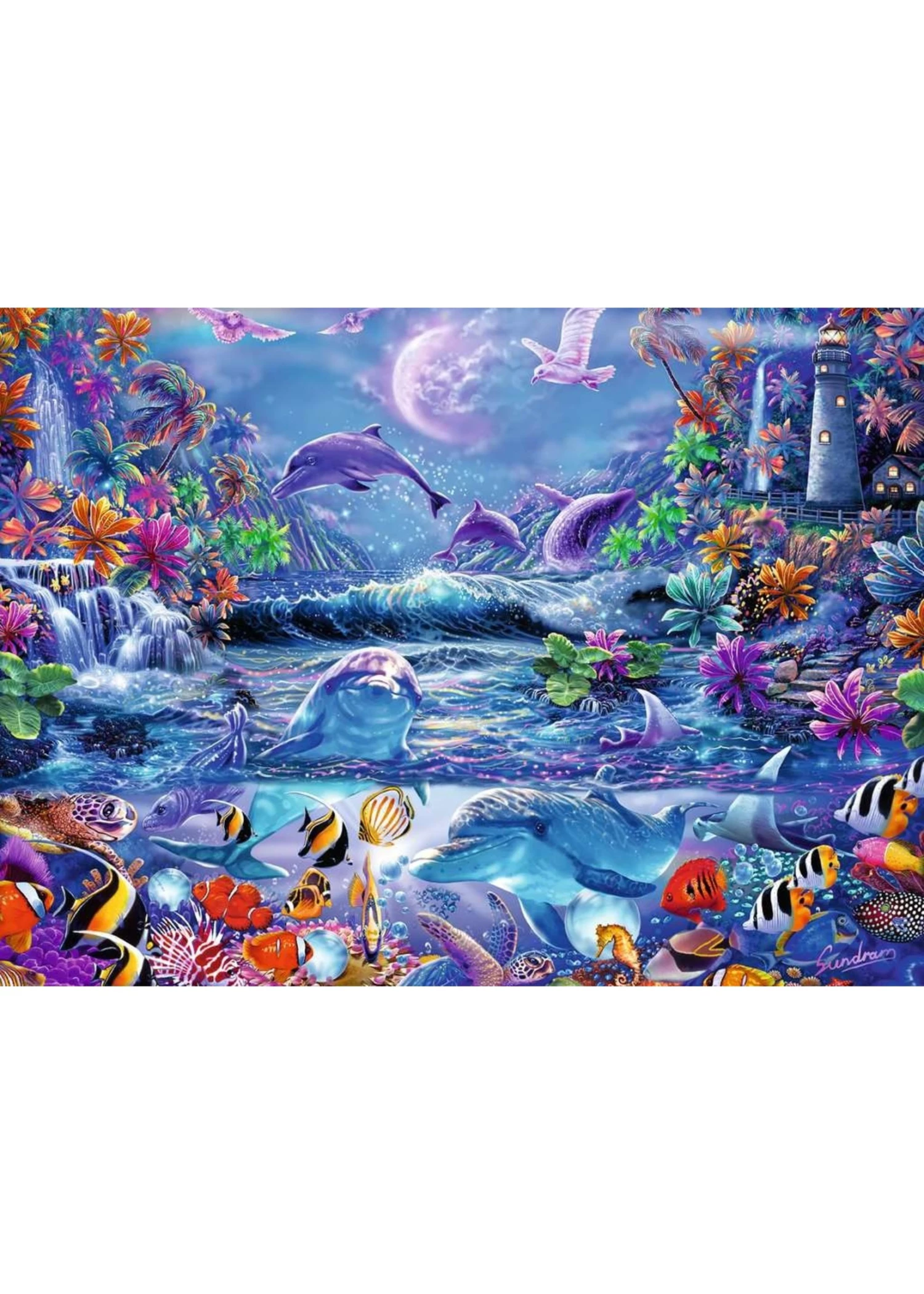 Ravensburger Moonlit Magic - 500 Piece Puzzle 4 Ravensburger Moonlit Magic - 500 Piece Puzzle - Image 2