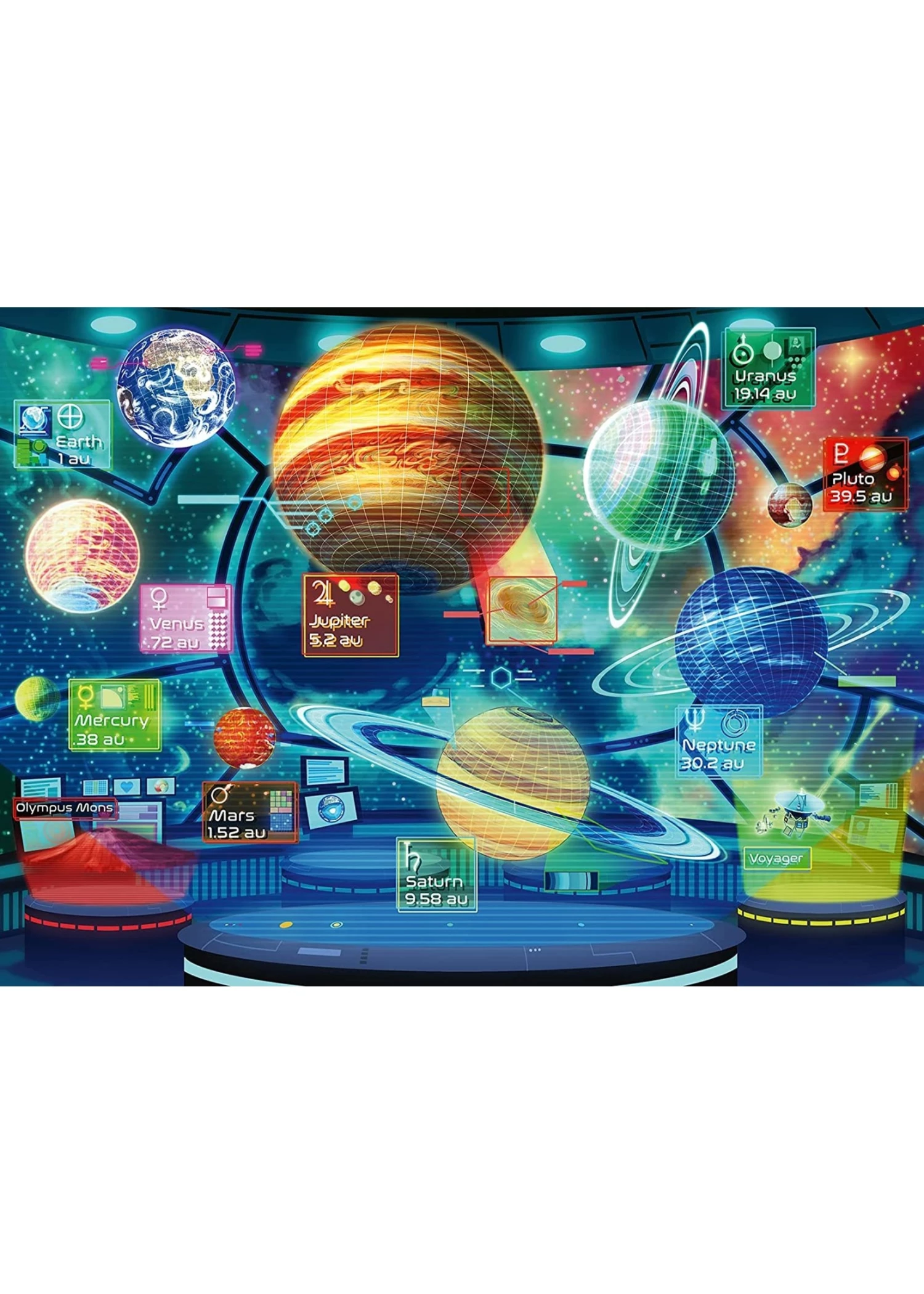 Ravensburger Planet Holograms - 300 Piece Puzzle 4 Ravensburger Planet Holograms - 300 Piece Puzzle - Image 2