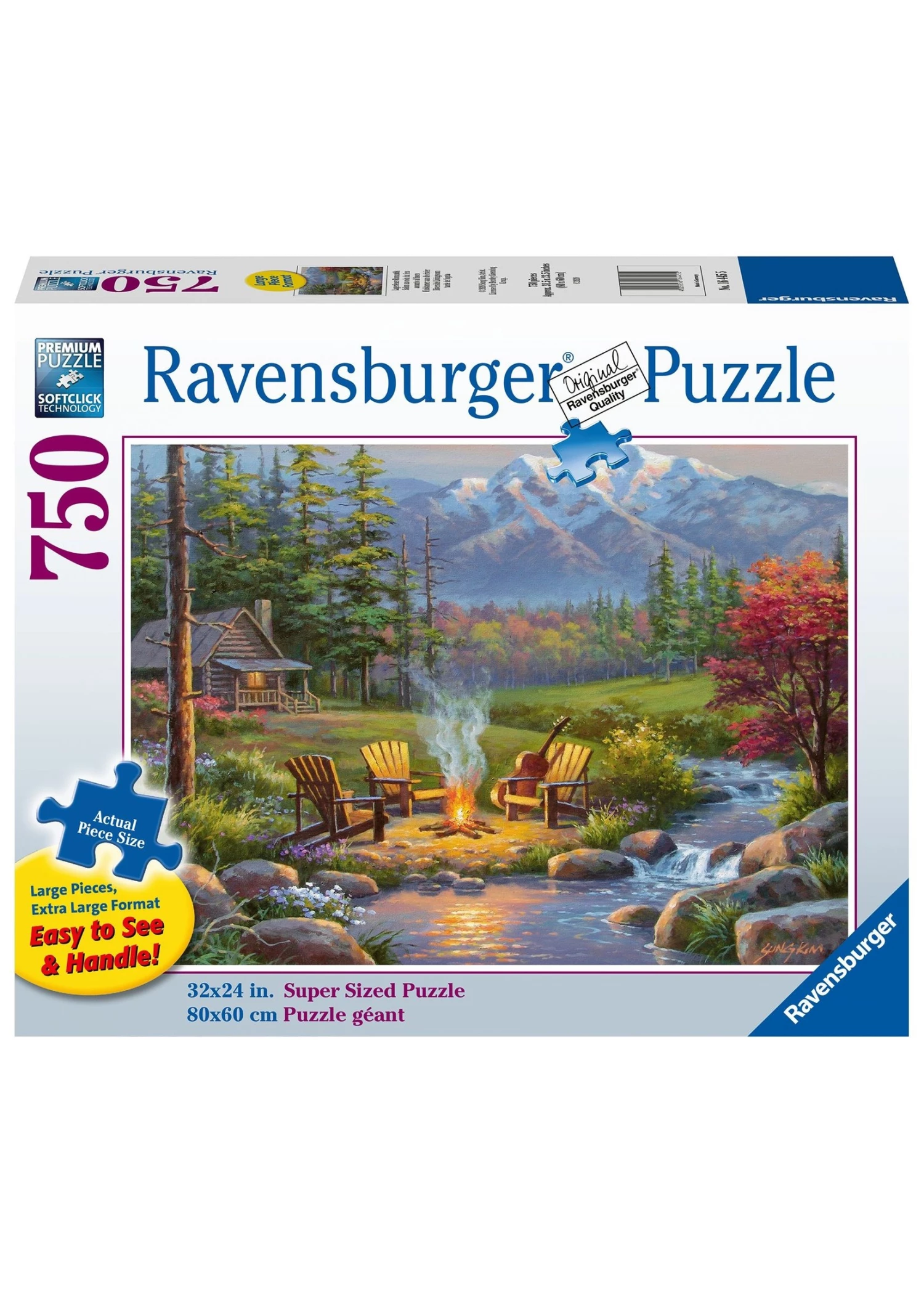 Ravensburger Riverside Livingroom - 750 Piece Puzzle 3 Ravensburger Riverside Livingroom - 750 Piece Puzzle