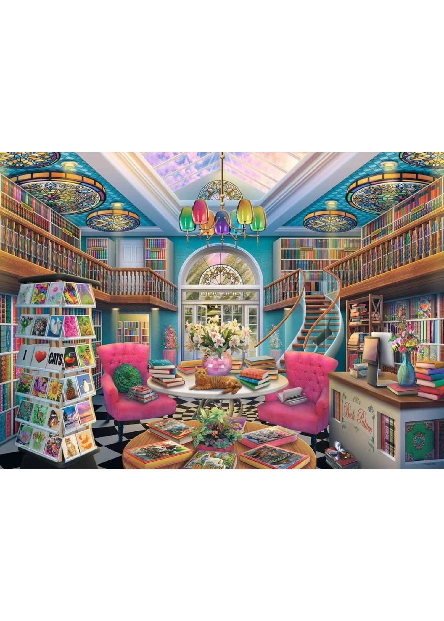 Ravensburger The Book Palace - 1000 Piece Puzzle 4 Ravensburger The Book Palace - 1000 Piece Puzzle - Image 2