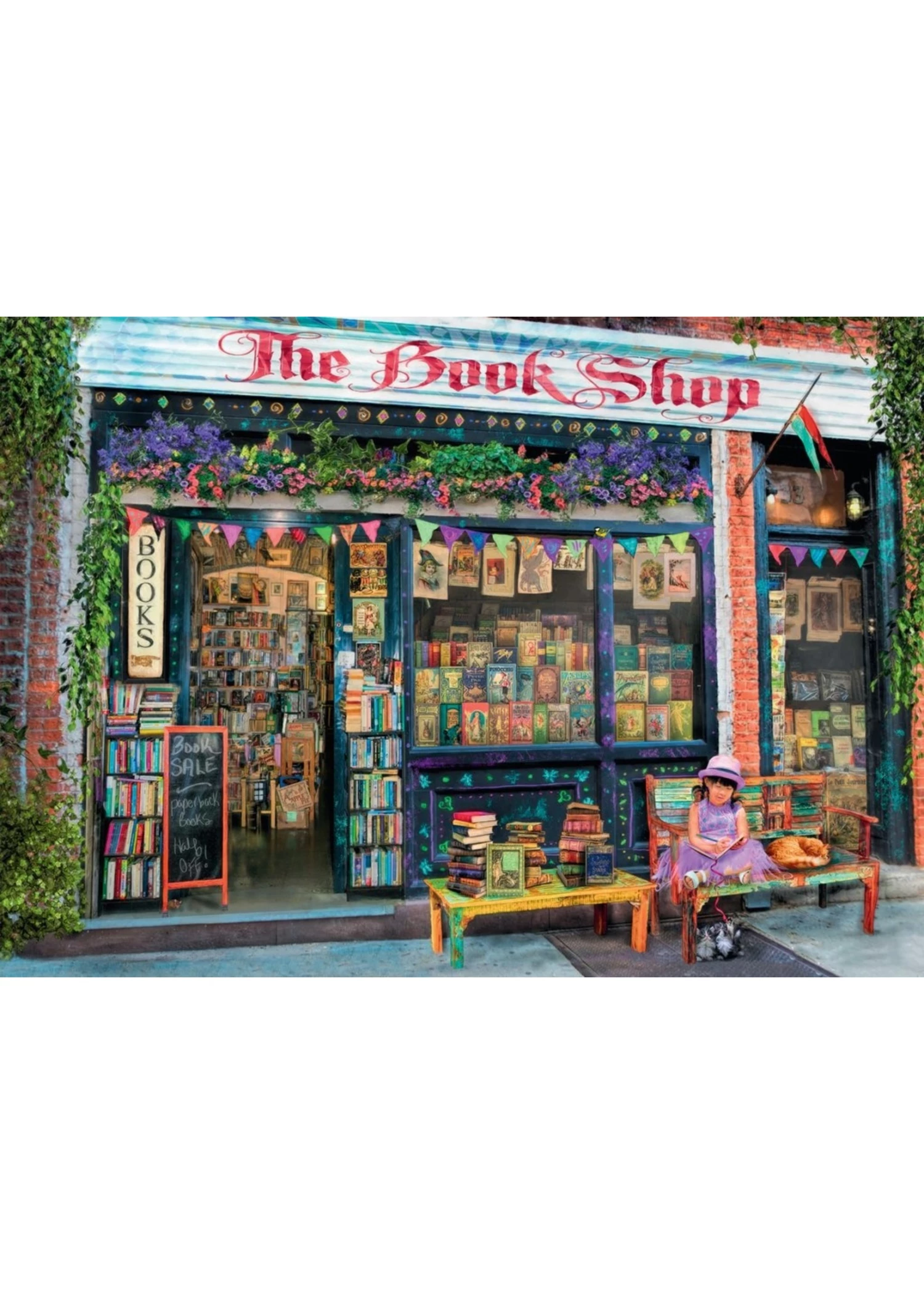 Ravensburger The Bookshop - 1000 Piece Puzzle 4 Ravensburger The Bookshop - 1000 Piece Puzzle - Image 2