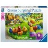 Ravensburger The Happy Sheep Yarn Shop - 1000 Piece Puzzle -Puzzles Online Store ravensburger the happy sheep yarn shop 1000 piece