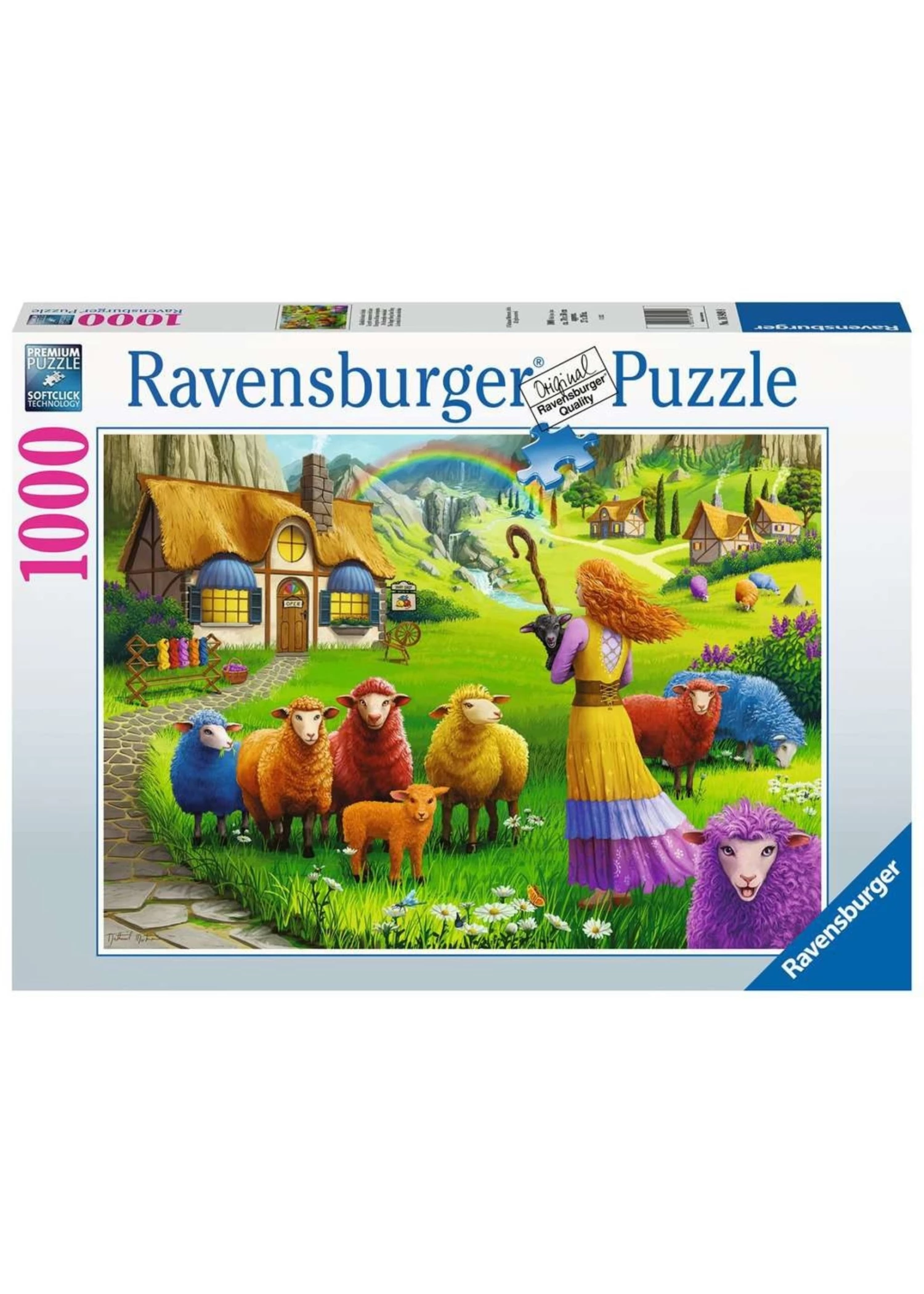 Ravensburger The Happy Sheep Yarn Shop - 1000 Piece Puzzle 3 Ravensburger The Happy Sheep Yarn Shop - 1000 Piece Puzzle